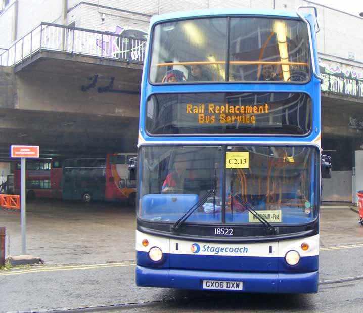 Stagecoach South Alexander Dennis Trident ALX400 18522